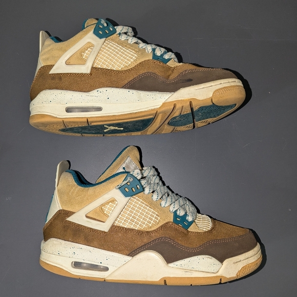 Youth Nike Air Jordan Reteo Brown and Cream Sneakers - Picture 7 of 13